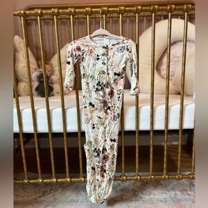 Lou Lou & Company Knotted Nellie Gown (bamboo) NB-3months